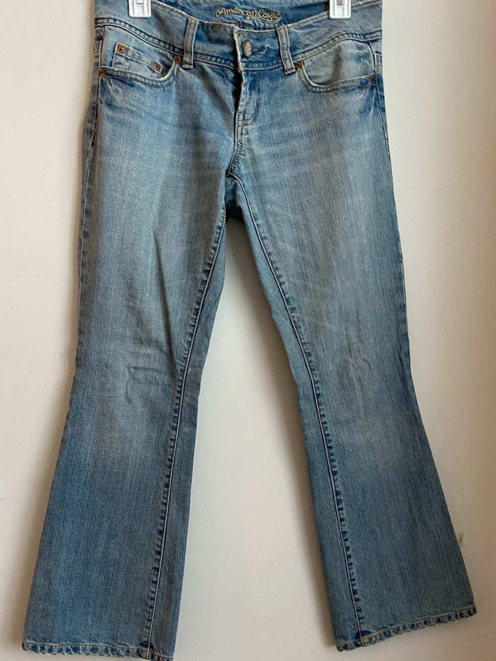 American Eagle Outfitters Light Wash Flared Jeans